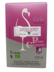 BIB 5L IGP SABLE DE CAMARGUE GRIS PETIT CHAUMONT BIO