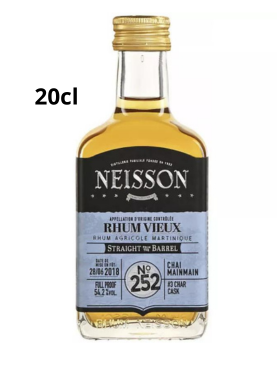 RHUM NEISSON STRAIGHT FROM THE BARREL N°252 Mainmain 0.2 L