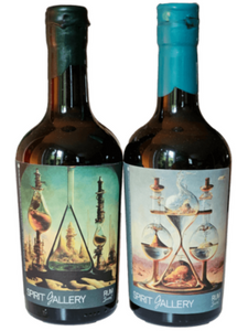 DUO SPIRIT GALLERY RON & HEAVY RUM 11 ANS 65%  2 x 50 CL