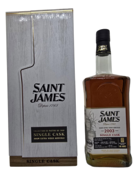 Saint James Single Cask 2003 – 18 ans