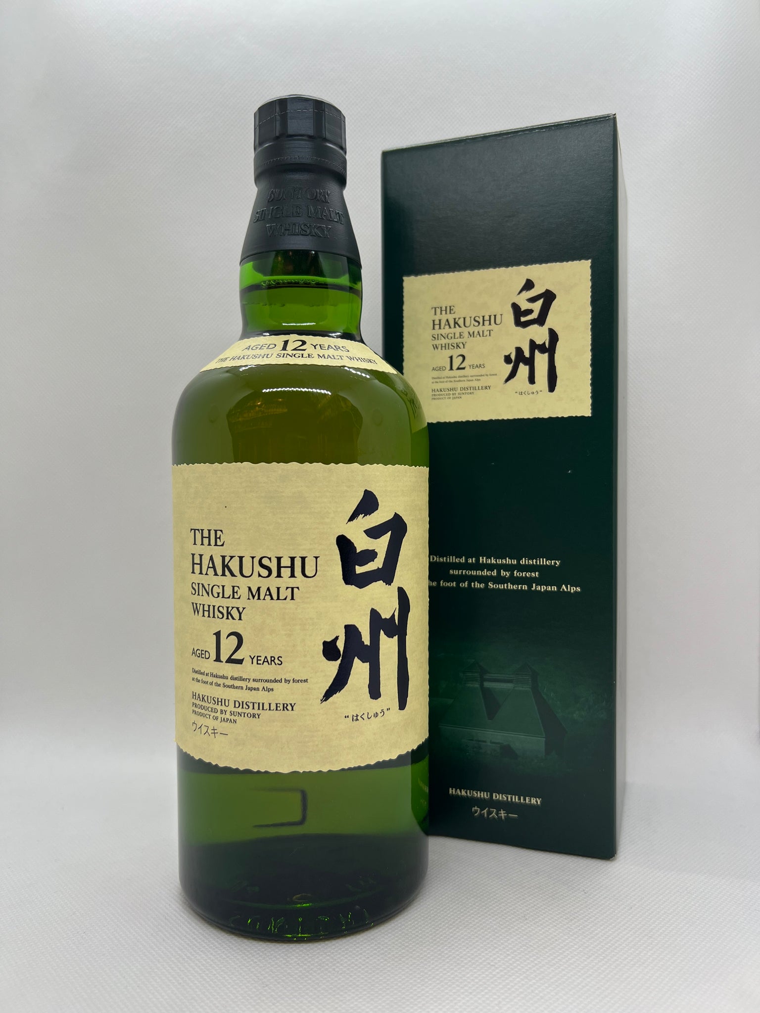 Hakushu Distillery Single Malt Whiskey 12 years, Suntory Limited 43°