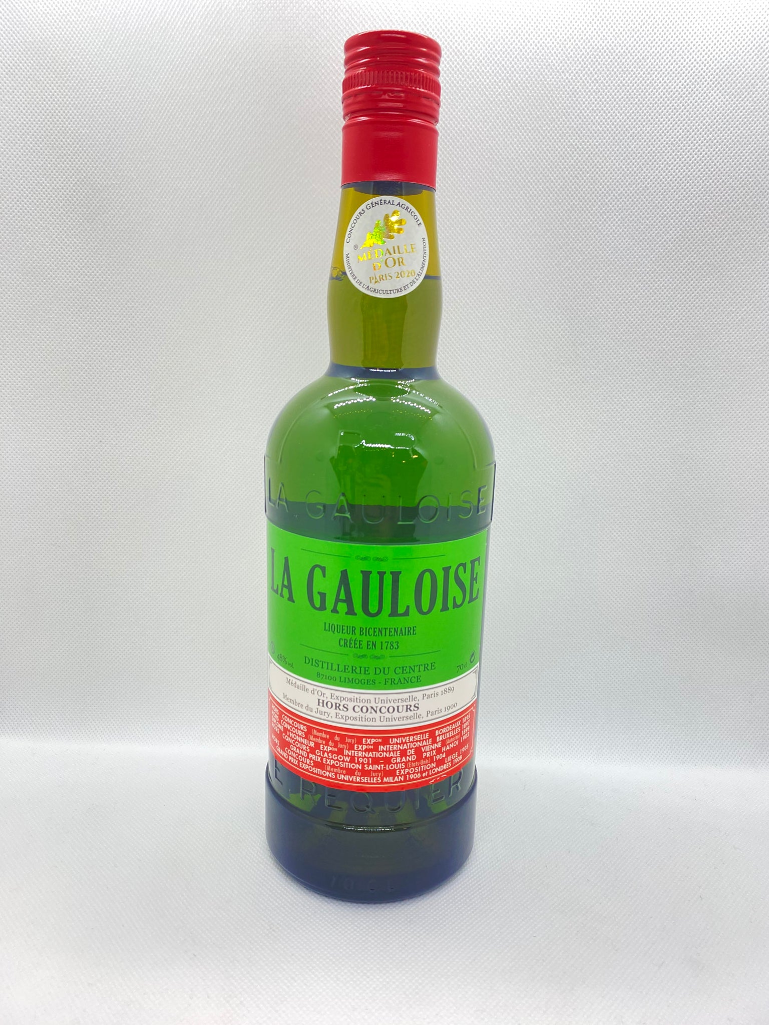 LA GAULOISE BICENTENARY GREEN LIQUEUR 48% 70 CL