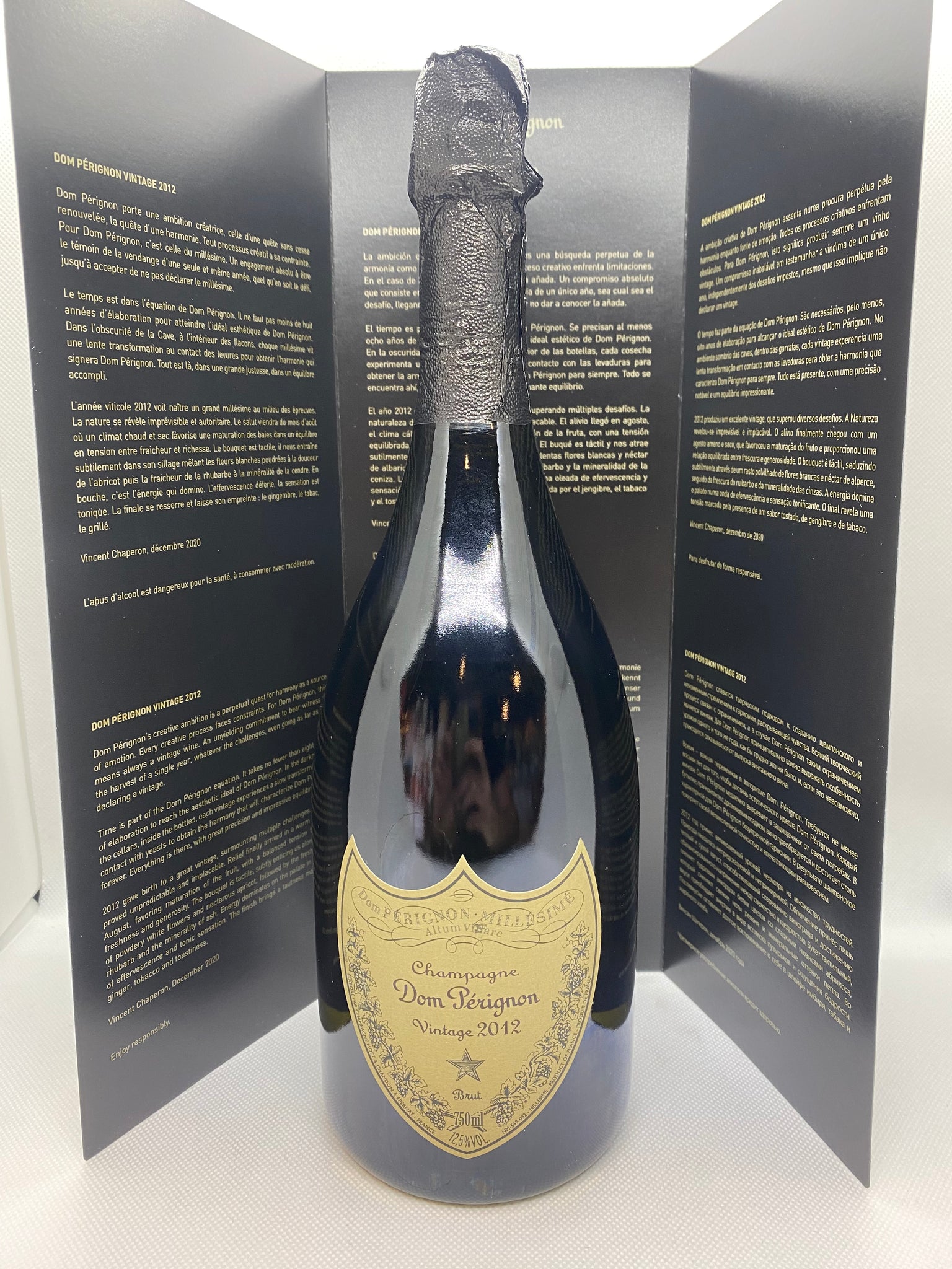 CHAMPAGNE DOM PERIGNON MILLESIME 2012