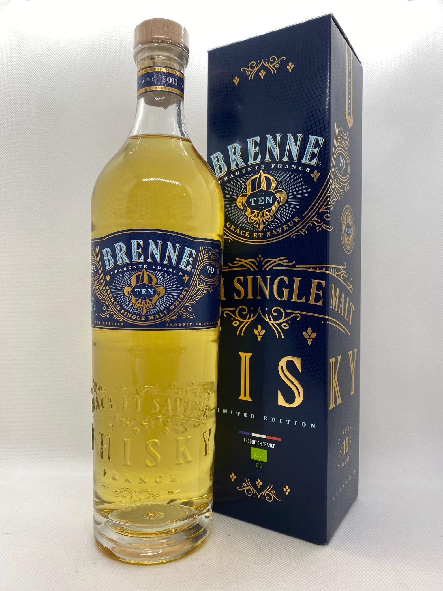 BRENNE FRENCH WHISKEY 10 YEARS 48% 70 CL