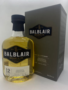 WHISKY ECOSSE HIGHLANDS SINGLE MALT BALBLAIR 12 ANS 46% 70CL