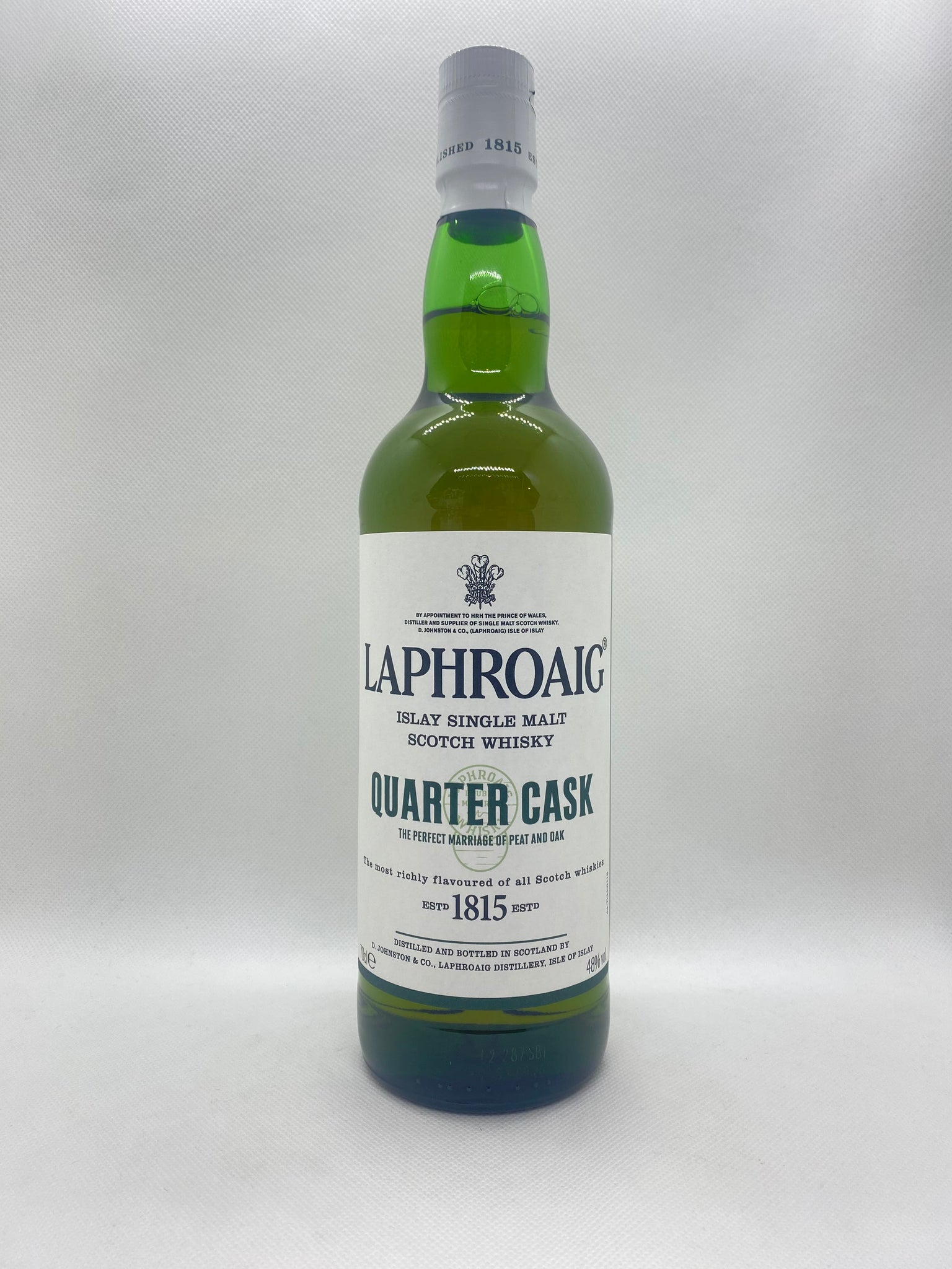 ISLAY SINGLE MALT SCOTLAND WHISKEY LAPHROAIG QUARTER CASK 48% 70CL