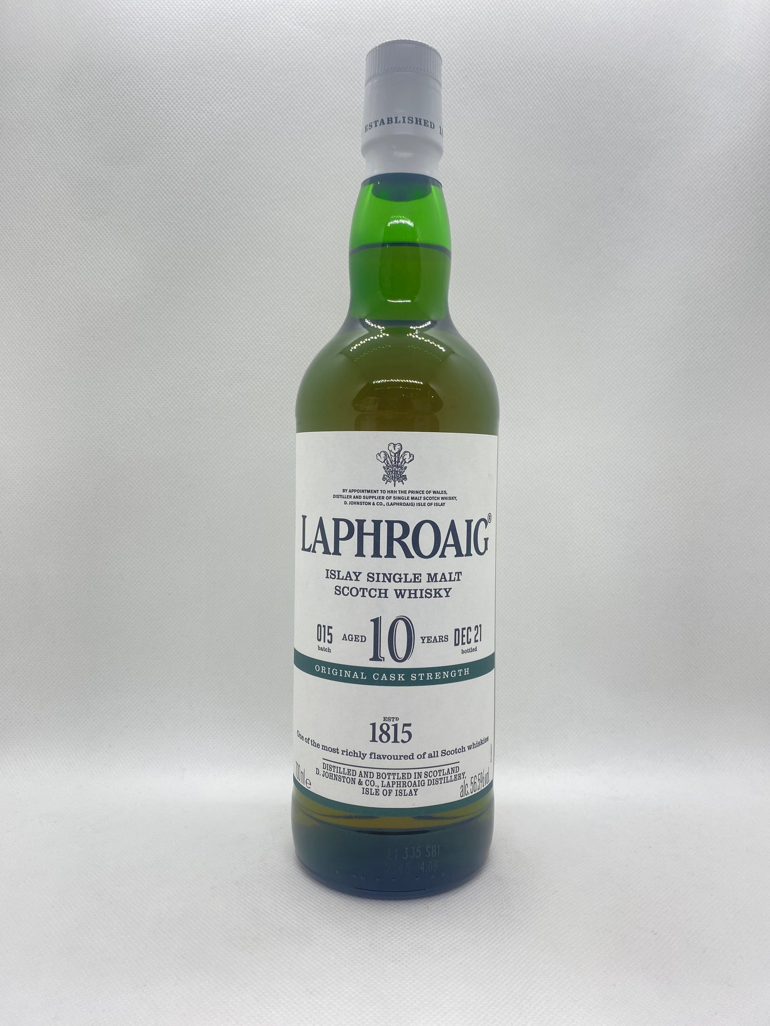 WHISKY LAPHROAIG 10 ANS CASK STRENGHT 56.5° 70 CL