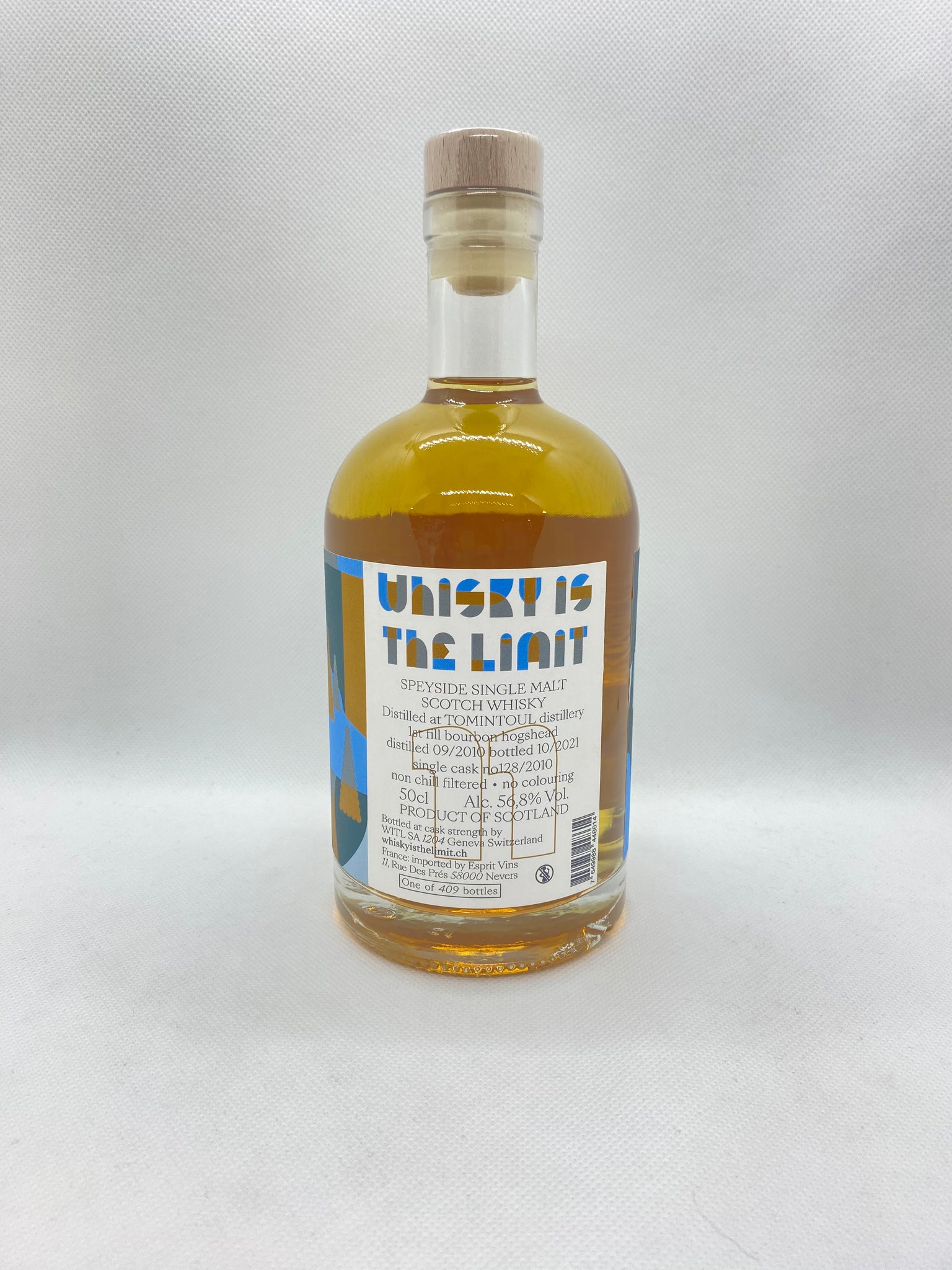 WHISKY WITL TOMINTOUL 11 ANS 1ST FILL BOURBON 50 CL