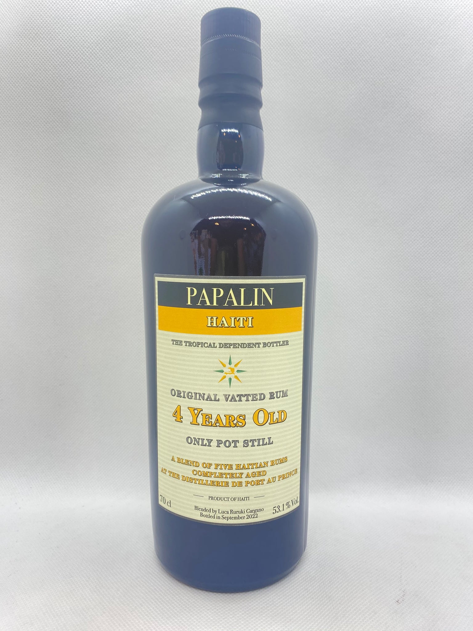 RHUM PAPALIN 4 ANS HAITI 53.10° 70 CL