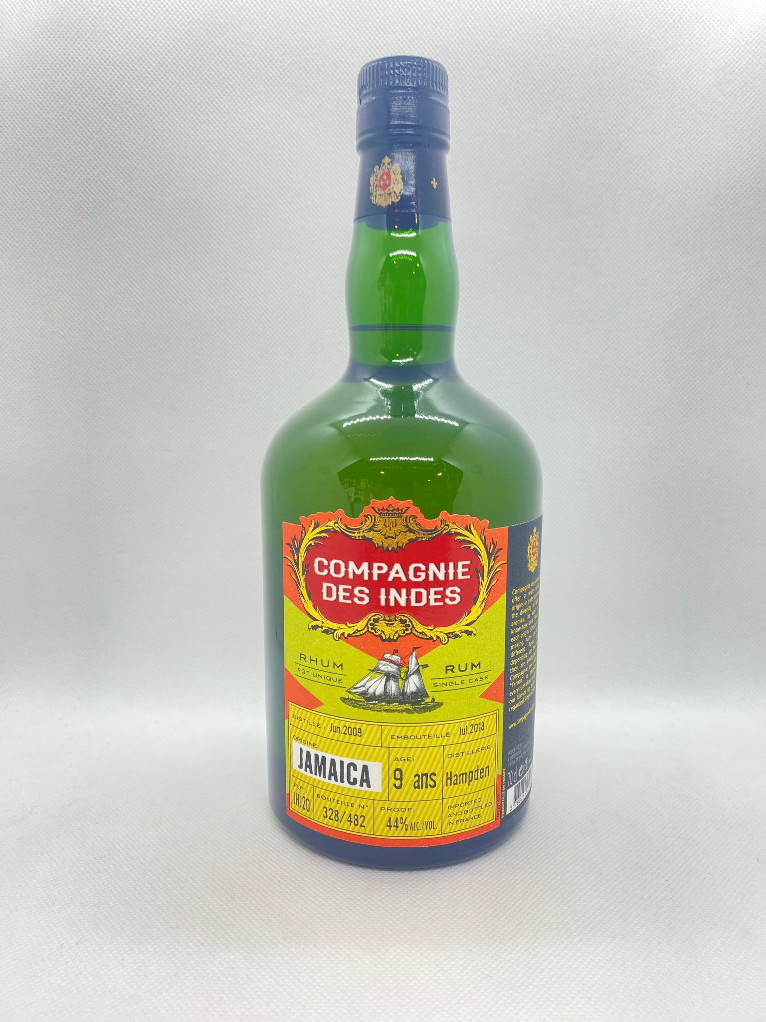 COMPAGNIE DES INDES JAMAIQUE HAMPDEN 9 ANS  70cl