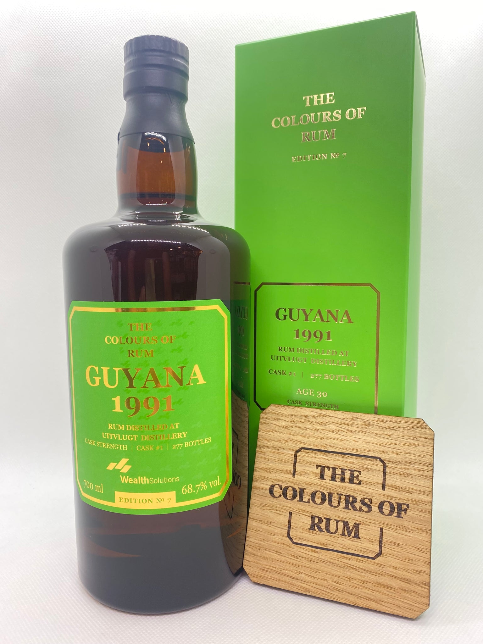 The colors of rum Guyana 1991 68.7° 70cl