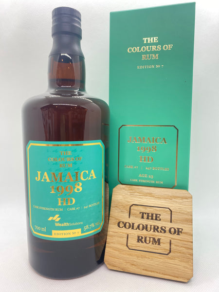 The Colors of Rum Jamaica 1998 58.7° 70cl – Intercaves Limoges