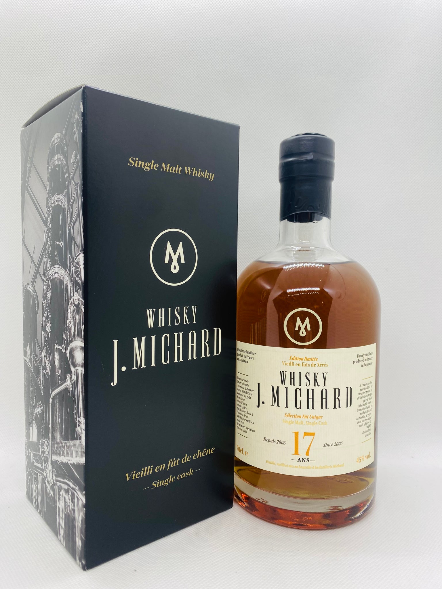 Whisky Michard 17 ans 45° - 70cl - Edition très limitée