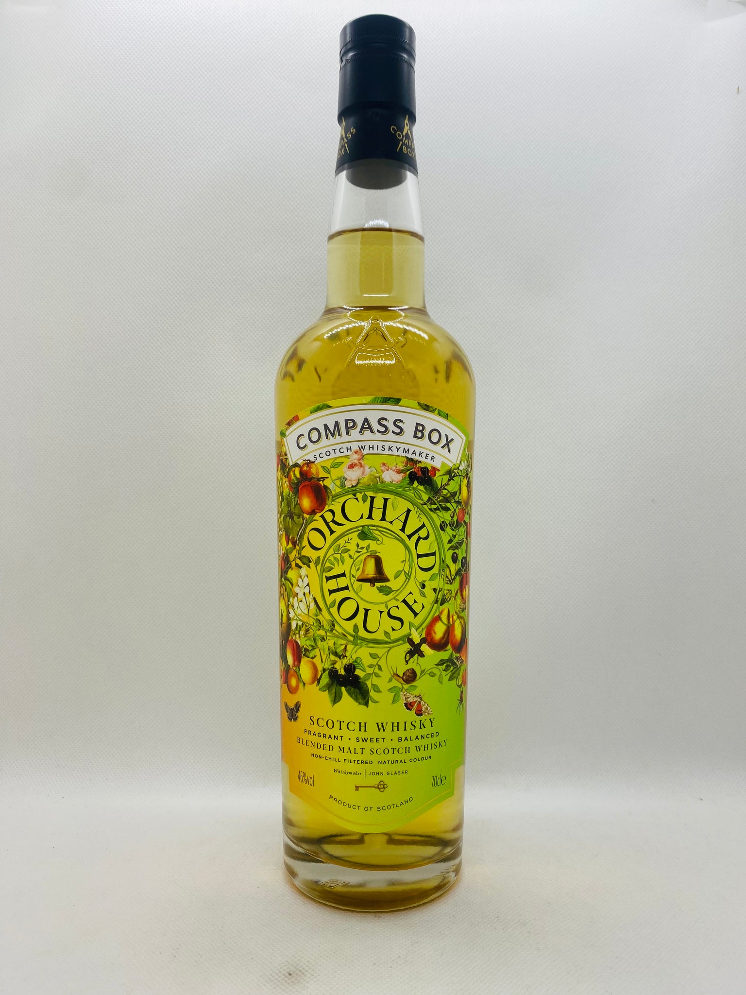 WHISKY BLEND ORCHARD HOUSE COMPASS BOX 46° 70 CL